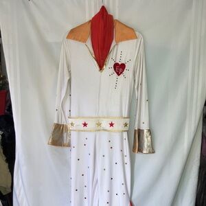White and Gold Women's Costume
